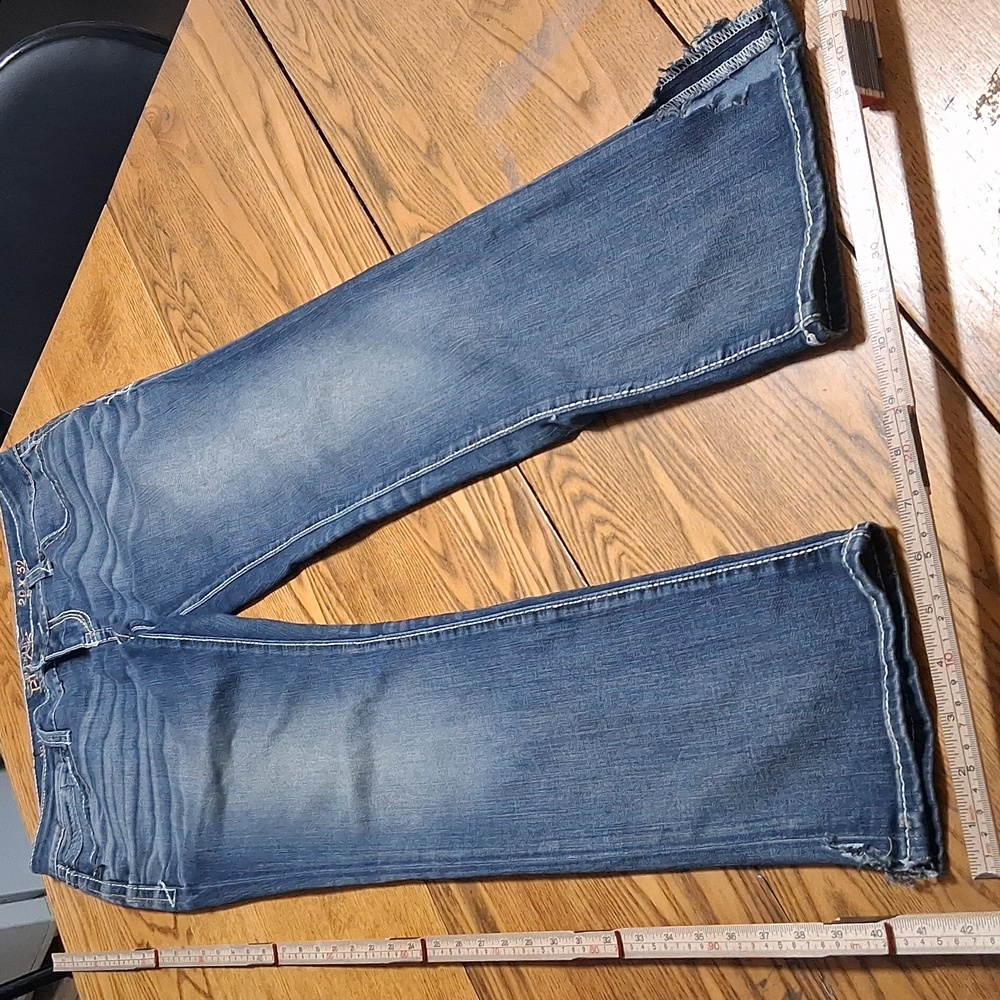 BUCKLE BKE BLACK Jeans Womens BLUE 29 X 32 STRAIGHT Preowned Used Pants Denim